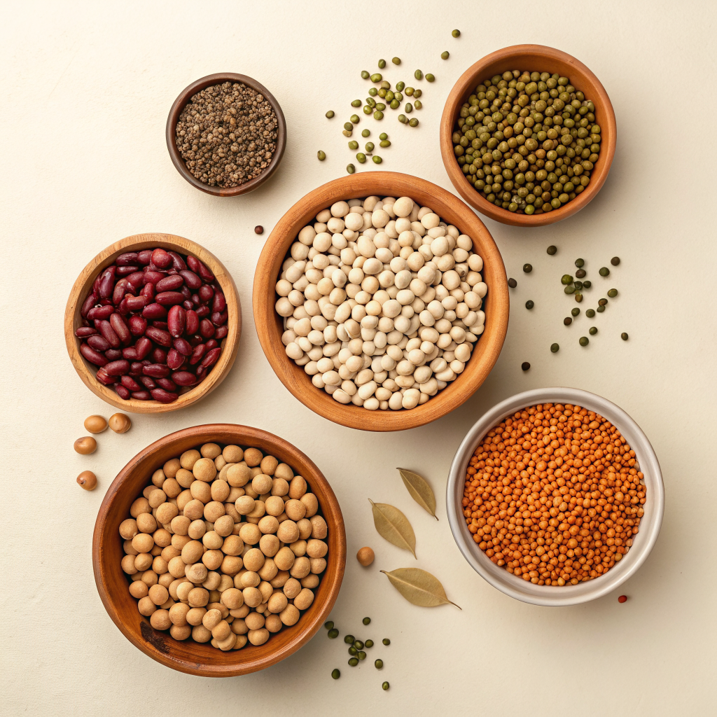 Lentils and beans