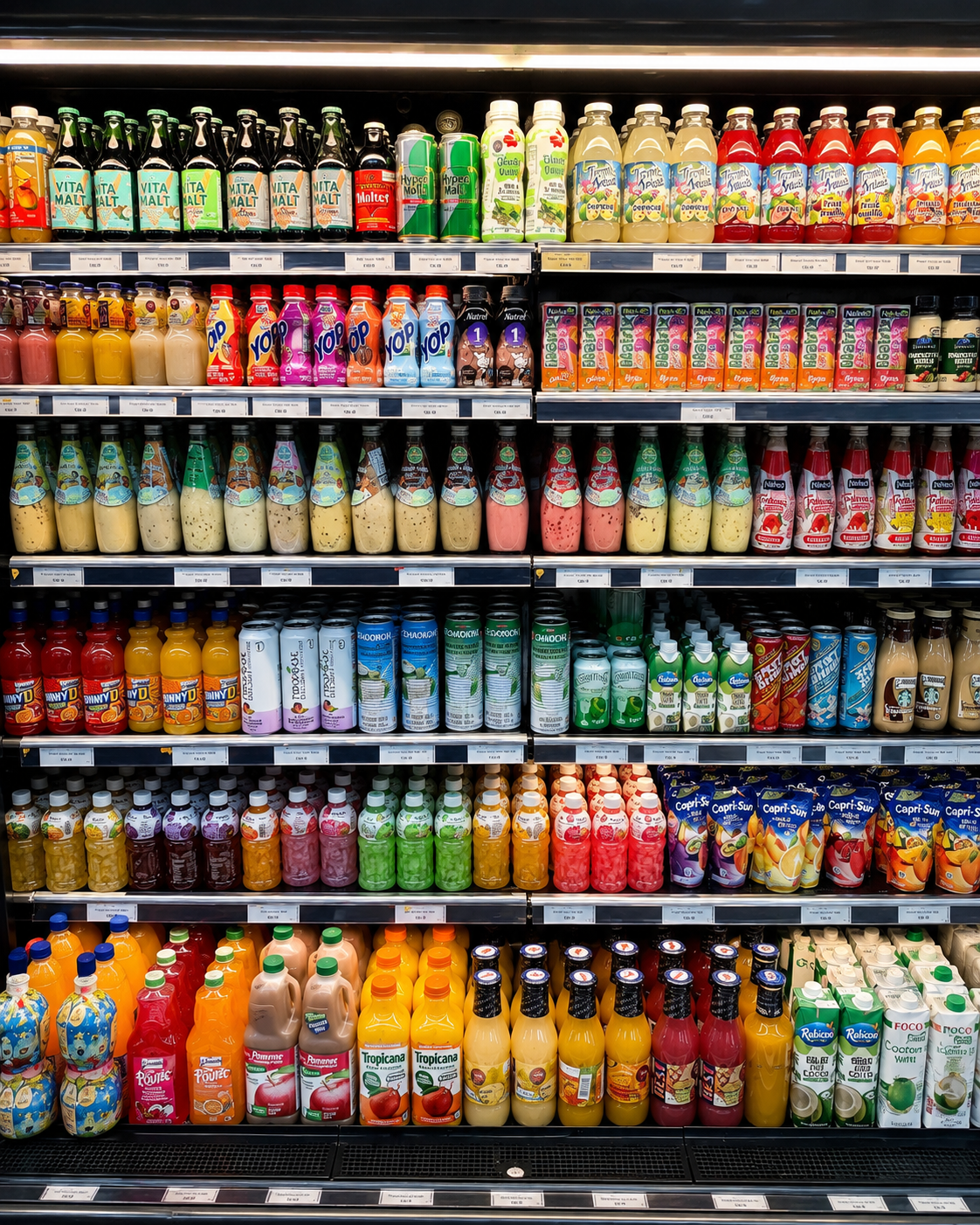 World drinks fridge at Marché Freshco